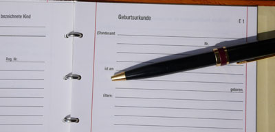 Birth Register Germany