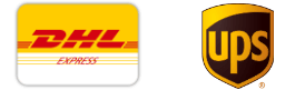 Fast and reliable delivery by DHL and UPS