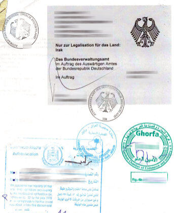 Legalization Ghorfa Berlin